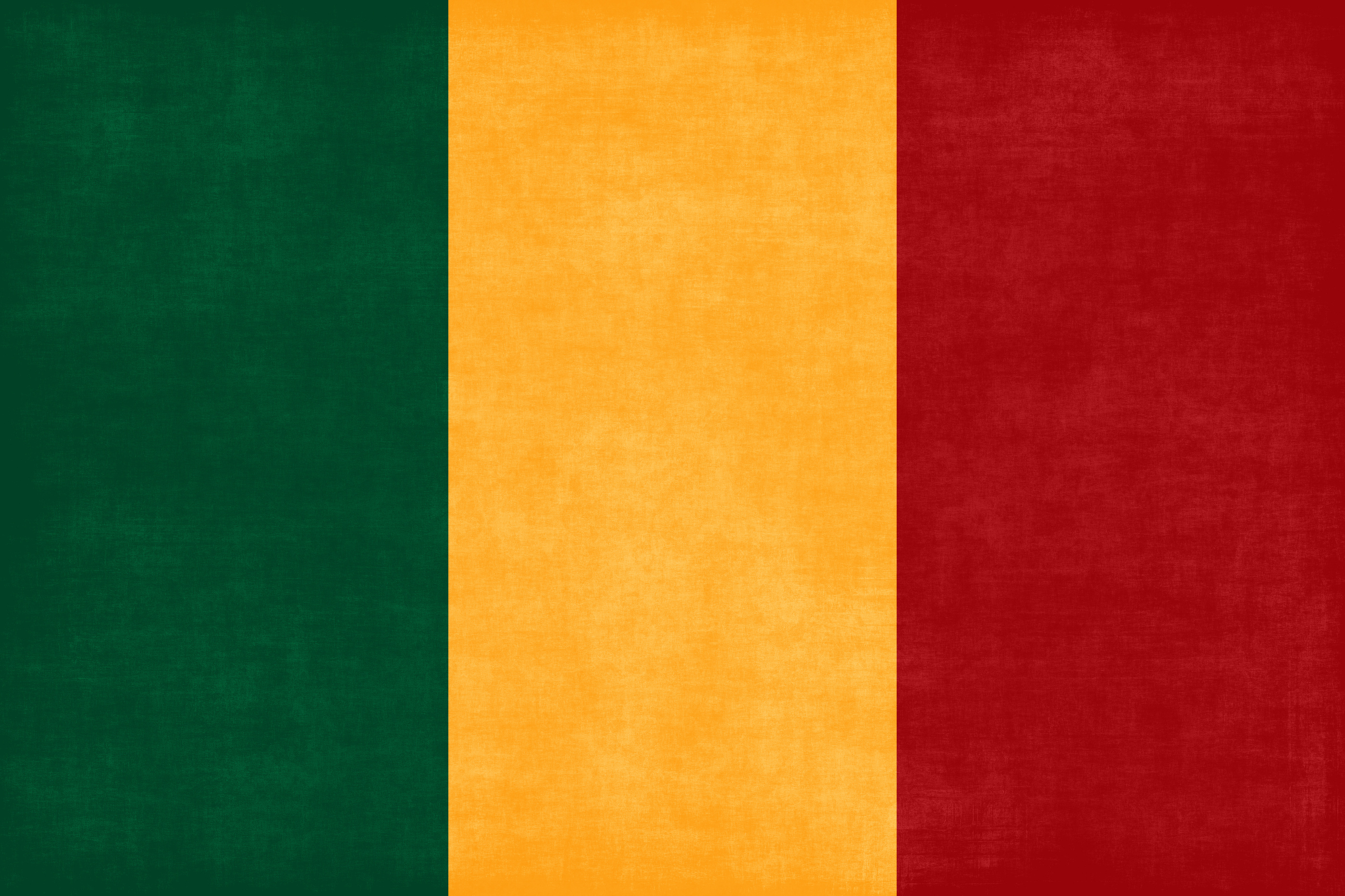 Flag in Pan-African Colors